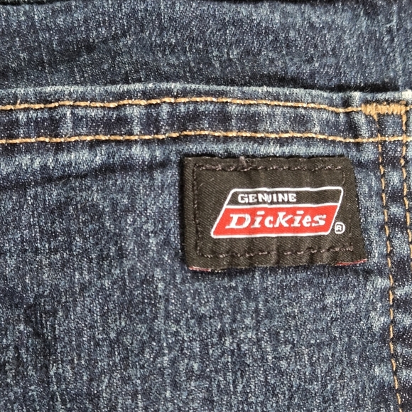 Dickies Blue Denim Jean Mens Size 32 Shorts - Picture 3 of 10